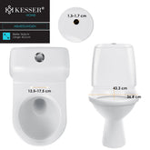KESSER® WC bril met Soft Close Deksel - Toiletbril - Wit